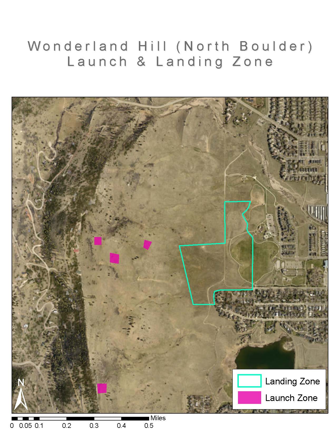 North Boulder Landing Zones
