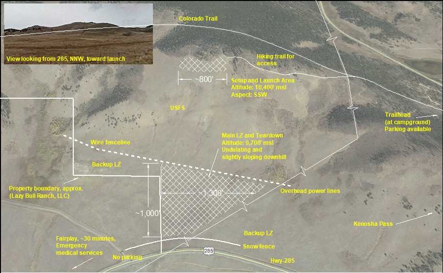 Kenosha Pass Map
